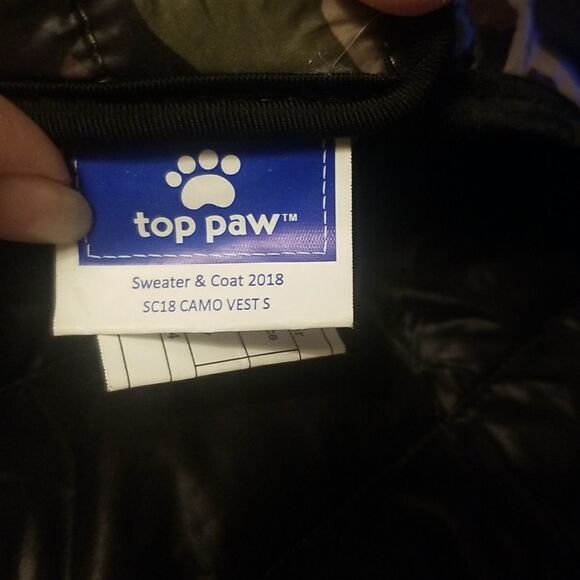 Top Paw Reversible Rain Vest Camo Dog Small - Picture 2 of 12